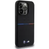 BMW M Silicone Pattern MagSafe Hard Case, skirta Apple iPhone 15 Pro 6,1 inch - Juoda