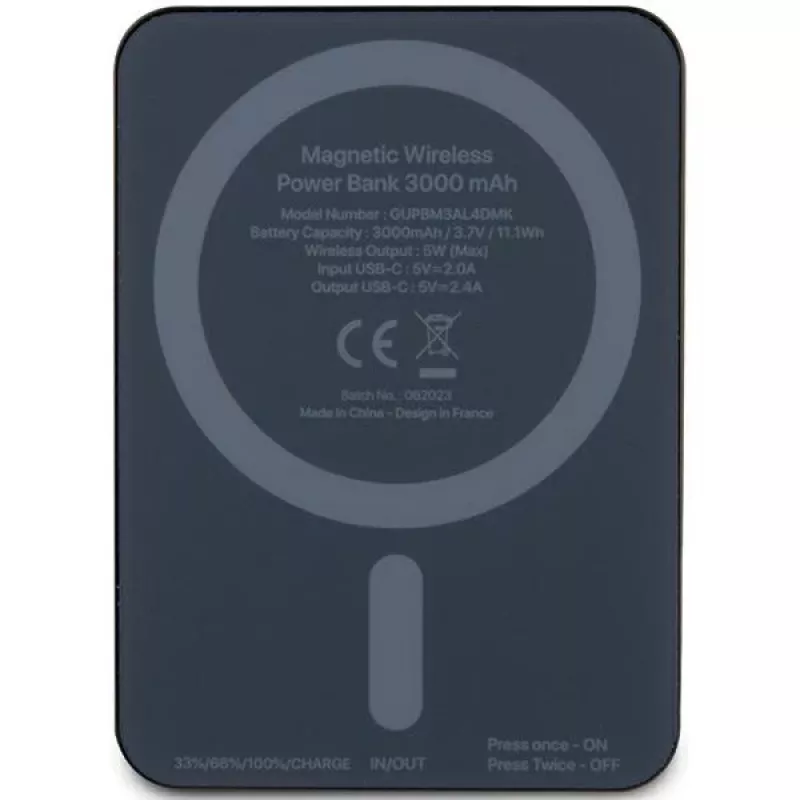 Mercedes-Benz Powerbank MEPB3KMESTK 5W 3000mAh Black MagSafe