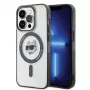 Karl Lagerfeld KLHMP15LHCHNOTK iPhone 15 Pro 6,1 inch Transparent Hard Case IML Choupette Head MagSafe