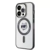 Karl Lagerfeld KLHMP15LHCHNOTK iPhone 15 Pro 6,1 inch Transparent Hard Case IML Choupette Head MagSafe