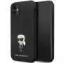 Karl Lagerfeld Ikonik Metal Pin Silicone Case for Apple iPhone 11 / iPhone XR 6,1 inch Black