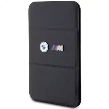 BMW M Edition MagSafe Piniginė su Kortelių Laikikliu ir Stovu Juoda
