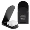 Karl Lagerfeld 2-in-1 Foldable Wireless Charger KLDCRFALCHNK 15W Black Choupette MagSafe