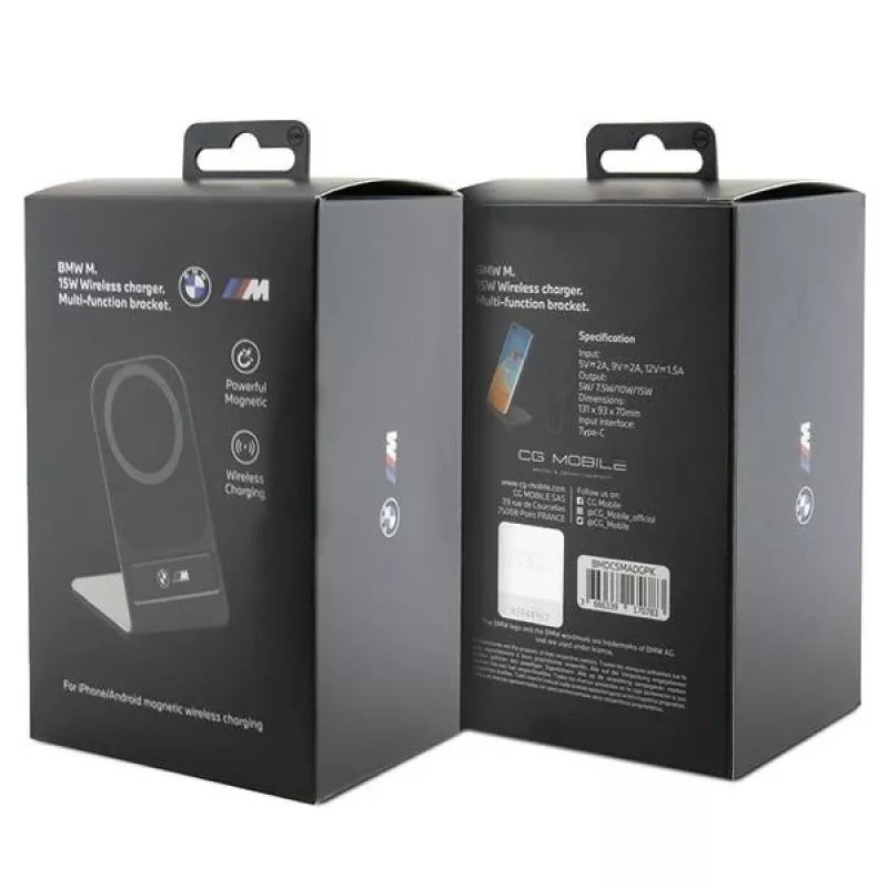 BMW M Edition MagSafe Wireless Charging Pad 15W Black