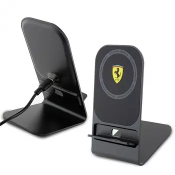 Ferrari 2023 Collection MagSafe 15W belaidžio įkrovimo padėklas – juodas