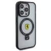 Ferrari FEHMP15LUSCAH iPhone 15 Pro 6,1 inch Skaidrus Kietas Dėklas su Žiediniu Stovu, MagSafe Suderinamas, 2023 Kolekcija