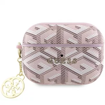 Guess GUAP2PGCE4CP AirPods Pro 2 (2022/2023) Dangtelis Pink GCube Charm