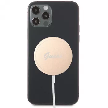 Guess GUCBMSLRD 15W belaidis MagSafe įkroviklis - Auksinis