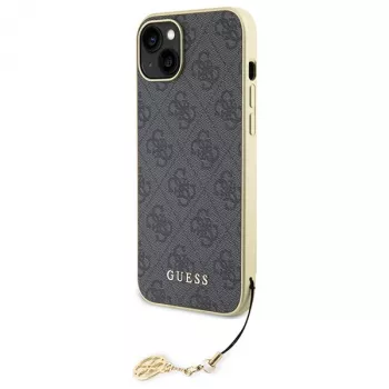 Guess GUHCP15MGF4GGR iPhone 15 Plus/14 Plus 6,7 inch Grey Hardcase 4G Charms Collection