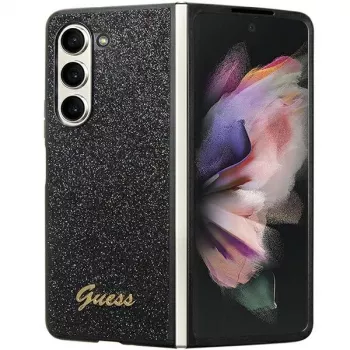 Guess Glitter Script F946 Hard Case Samsung Galaxy Z Fold5, Juoda