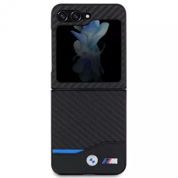 BMW M Collection Leather Carbon Back Cover, Samsung Galaxy Z Flip5 - Juoda