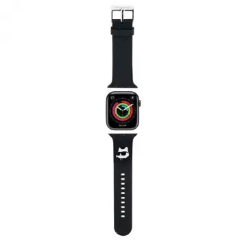 Karl Lagerfeld 3D Rubber Choupette Head Strap for Apple Watch 38/40/41mm Black