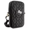 Hello Kitty Quilted Bows Strap - Crossbody Phone Bag (Juoda)