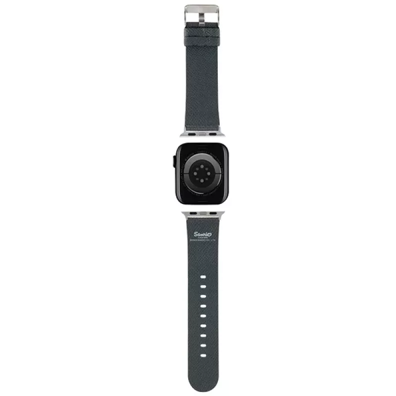 Hello Kitty HKAWMPGKHK Apple Watch Strap 38/40/41mm Black Silicone