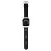 Hello Kitty HKAWMPSAPSK Apple Watch Strap 38/40/41mm Black Silicone Heads & Bows Pattern