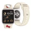 Hello Kitty HKAWMSCHBLE Silikoninis dirželis, skirtas Apple Watch 38/40/41 mm - smėlio spalvos