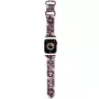 Hello Kitty HKAWMSDGPTP Silikoninis dirželis Apple Watch 38/40/41mm Rožinis Graffiti Tags
