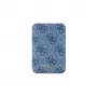 Guess Wireless Power Bank 5000mAh Blue 4G Leather Metal Logo MagSafe 15W