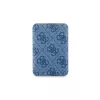 Guess Wireless Power Bank 5000mAh Blue 4G Leather Metal Logo MagSafe 15W