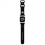 Hello Kitty HKAWLSCHBLK Silikono dirželis Apple Watch 42/44/45/49mm juodas