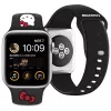 Hello Kitty HKAWLSCHBLK Silikono dirželis Apple Watch 42/44/45/49mm juodas