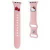 Hello Kitty HKAWLSCHBLP Silikoninis dirželis Apple Watch 42/44/45/49mm Rožinis