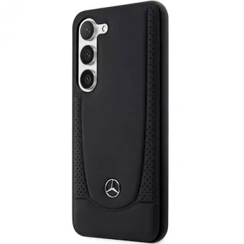 Mercedes-Benz S23 FE Hardcase Leather Urban Black, dėklas Samsung Galaxy S23 FE