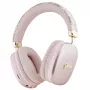 Guess Gcube Metallic Script Logo On-Ear Bluetooth Ausinės Rožinės