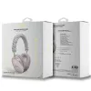 Guess Gcube Metallic Script Logo On-Ear Bluetooth Ausinės Rožinės