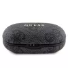 Guess 4G Metal Logo Bluetooth TWS ENC Ausinės su Įkrovimo Dėklu (Juodos)