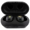 Guess 4G Metal Logo Bluetooth TWS ENC Ausinės su Įkrovimo Dėklu (Juodos)