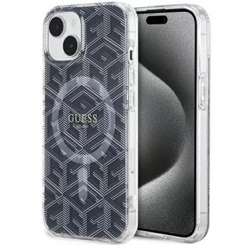 Guess GUHMP15MHGCUSTGK GCube MagSafe Hard Case iPhone 15 Plus / 14 Plus 6,7 inch Juoda