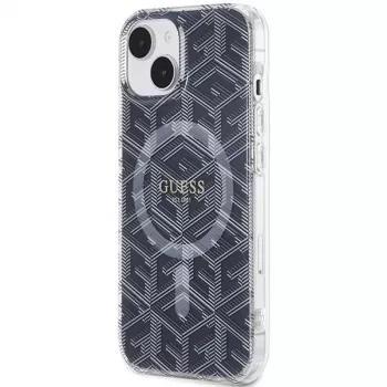 Guess GUHMP15MHGCUSTGK GCube MagSafe Hard Case iPhone 15 Plus / 14 Plus 6,7 inch Juoda