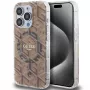 Guess G-Cube Hardcase iPhone 15 Pro 6,1 inch Brown IML MagSafe