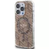 Guess G-Cube Hardcase iPhone 15 Pro 6,1 inch Brown IML MagSafe