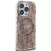 Guess G-Cube Hardcase iPhone 15 Pro 6,1 inch Brown IML MagSafe