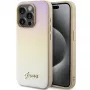 Guess GUHCP14XPSAIRSD Saffiano Iridescent Script Hard Case, skirta Apple iPhone 14 Pro Max 6,7 colio - Auksinė