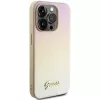 Guess GUHCP14XPSAIRSD Saffiano Iridescent Script Hard Case, skirta Apple iPhone 14 Pro Max 6,7 colio - Auksinė