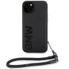 BMW Signature Leather Wordmark Cord Hard Case iPhone 15 Plus / 14 Plus 6,7 inch - Juoda