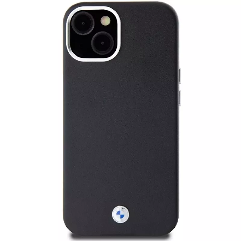 BMW BMHMP14S23PUFWK Signature Wrapped Metal MagSafe Dėklas, skirtas iPhone 14 / 15 / 13 6,1 inch juodas