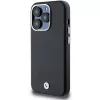 BMW Signature Wrapped Metal MagSafe Dėklas iPhone 14 Pro 6.1 Juodas