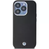 BMW Signature Wrapped Metal MagSafe Dėklas iPhone 14 Pro 6.1 Juodas