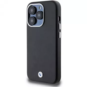 BMW Signature Wrapped Metal MagSafe Case, skirtas iPhone 14 Pro Max 6,7 inch juodas