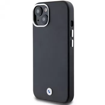 BMW M Collection Signature Wrapped Metal MagSafe Dėklas, skirtas iPhone 15 Plus / 14 Plus – Juodas