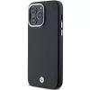 BMW Signature Wrapped Metal MagSafe Case, skirtas iPhone 15 Pro Max 6,7 inch, juodos spalvos