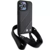 BMW BMHCP15L23PSCCK iPhone 15 Pro 6.1 Black Hardcase M Edition Carbon Stripe & Strap