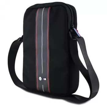 BMW M Collection Tablet Sleeve 8 inch Black Nylon Red Stripe