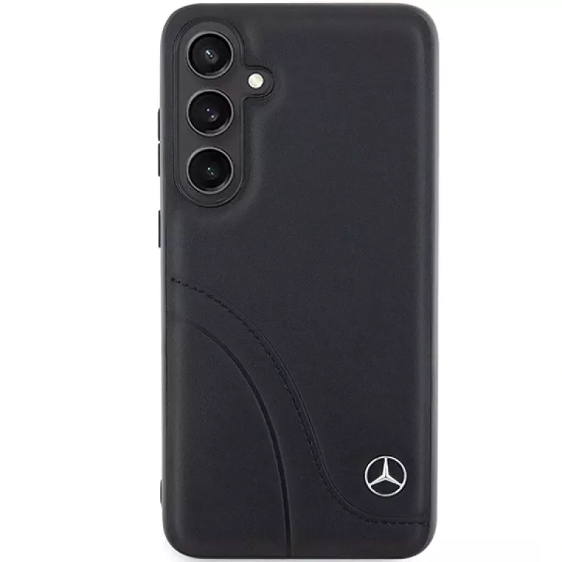 Mercedes-Benz MEHCS24M23RBCSK S24+ S926 Black Hardcase Leather Curved Stitches for Samsung Galaxy S24+