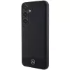 Mercedes-Benz Galaxy S24 Hardcase Leather Textured & Plain MagSafe Black