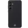 Mercedes-Benz Galaxy S24 Hardcase Leather Textured & Plain MagSafe Black